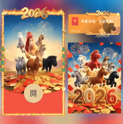 【红包封面】2026马上发财ds