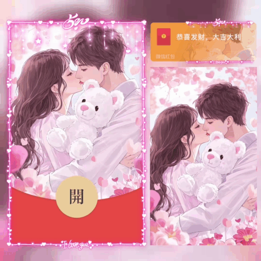 【红包封面】遇见你很幸运/bb