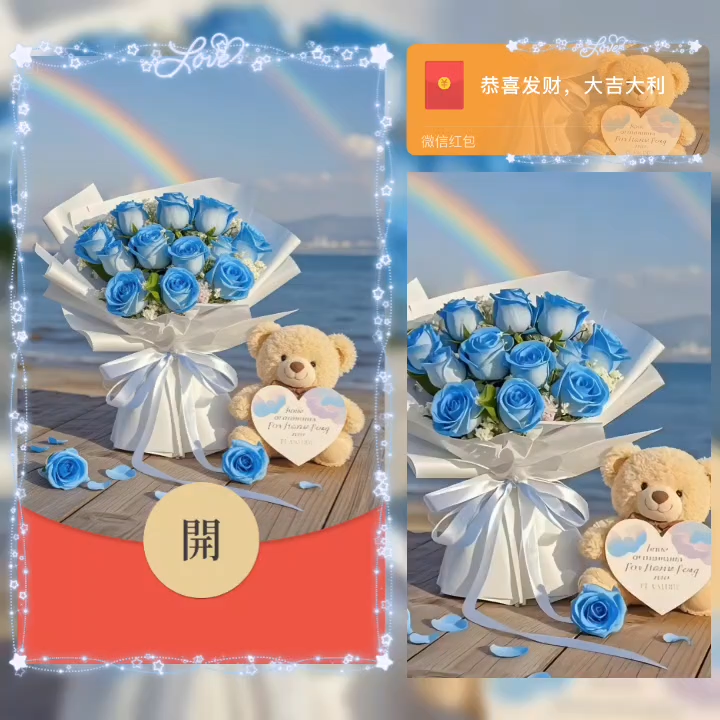 【红包封面】谢谢你闯进我的世界温暖我