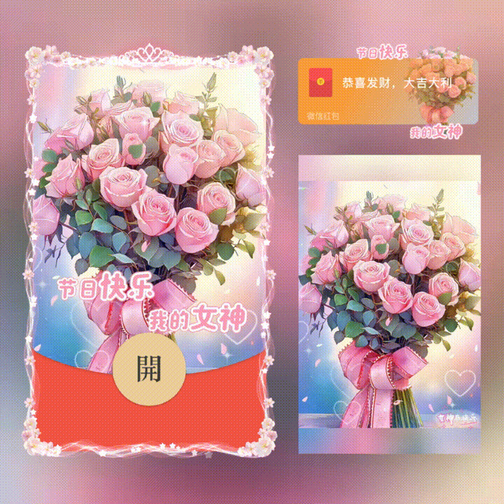 节日快乐我的女神/女神节快乐/xn
