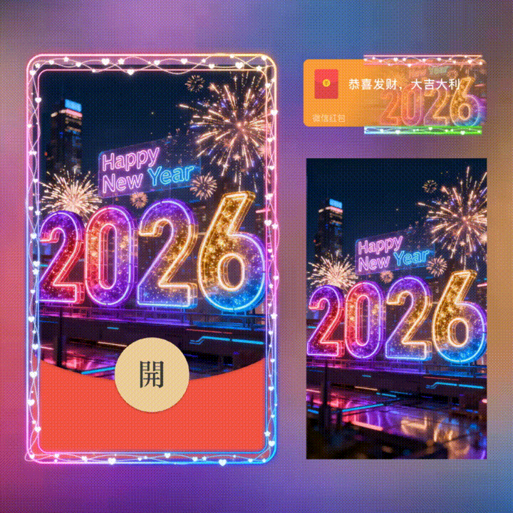 【红包封面】2026新年快乐-/新版动态/xn