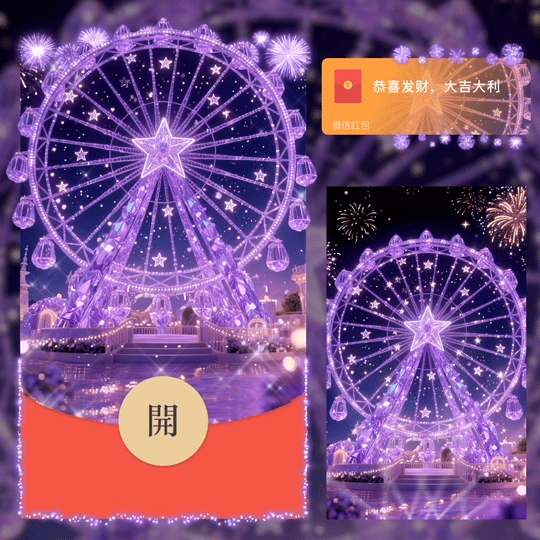 【红包封面】2026紫色摩天轮/LM