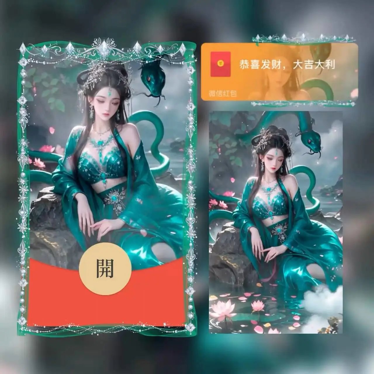 【红包封面】青蛇化形 2 新版动态tt