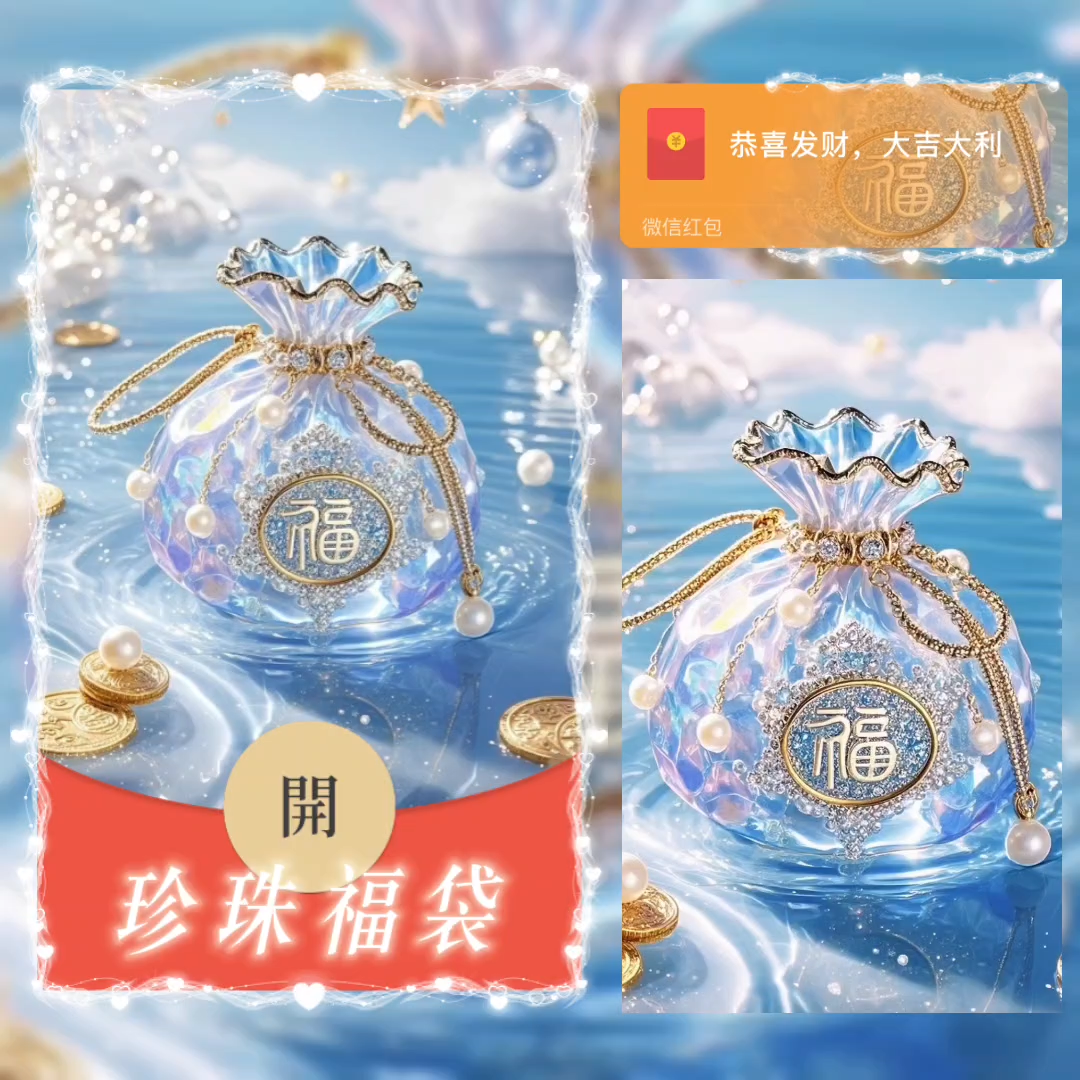 【红包封面】珍珠福袋/didi