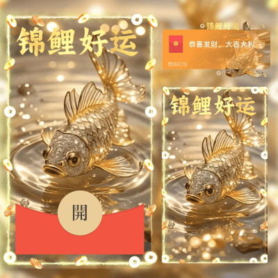 【红包封面】好运锦鲤/didi
