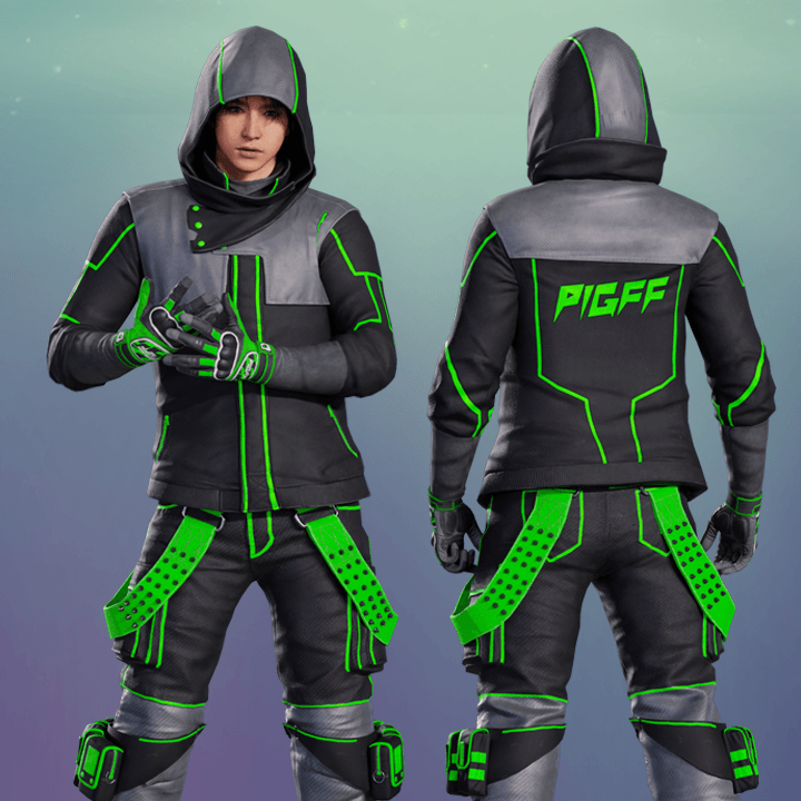 【卡密兑换】PUBG***G币『Pigff的战术突击套装丨Steam』