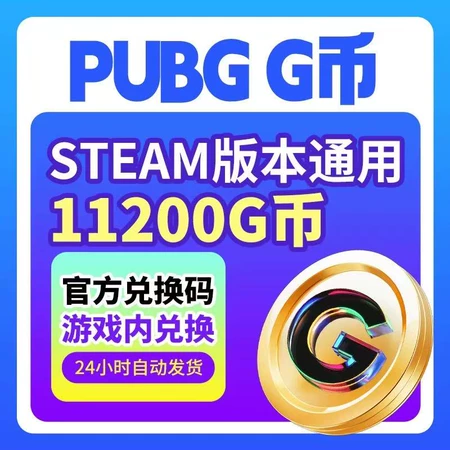 【卡密兑换】PUBG***G币『11200G丨Steam』