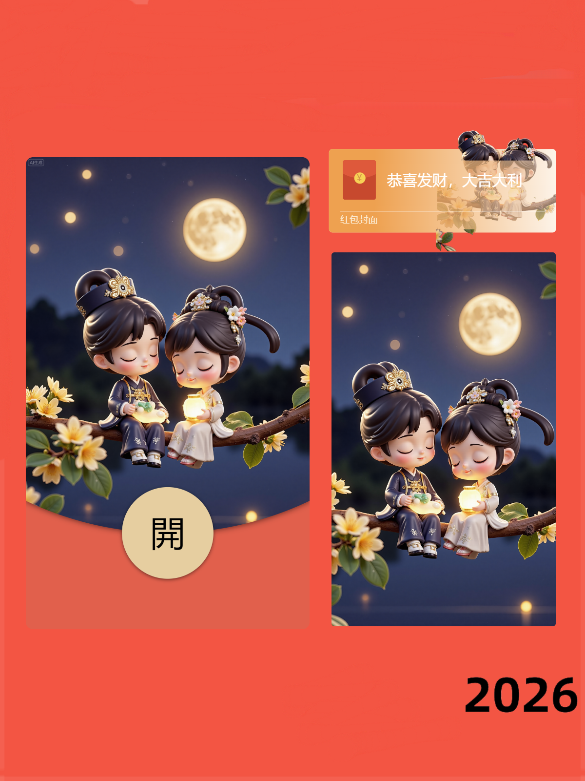 【红包封面】爱情亲亲