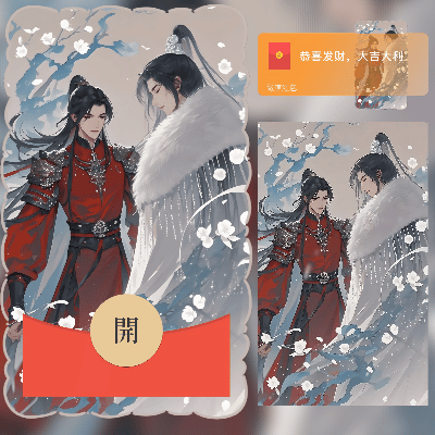 【红包封面】琅琊榜/梅长苏&萧景琰/无售后/ln