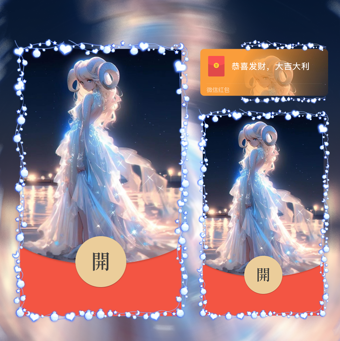 【红包封面】十二星座/白羊/la