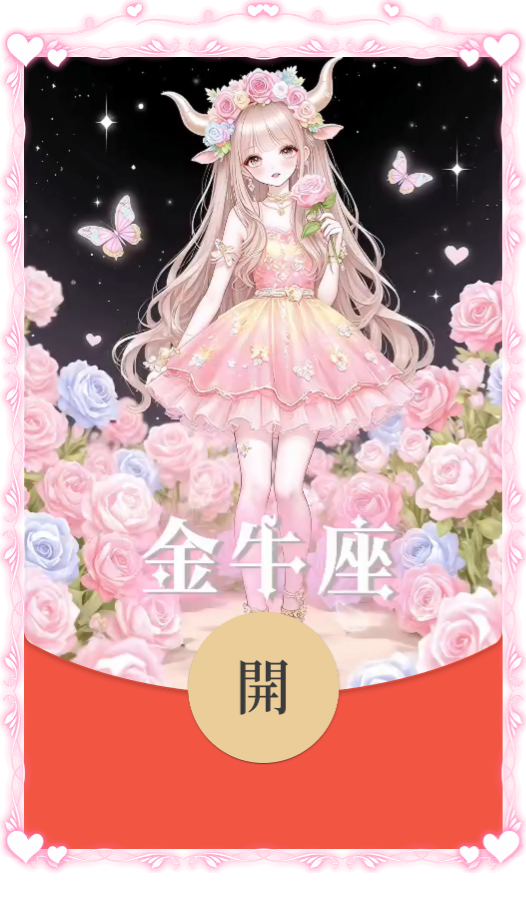 【红包封面】十二星座/金牛座/动态/xye