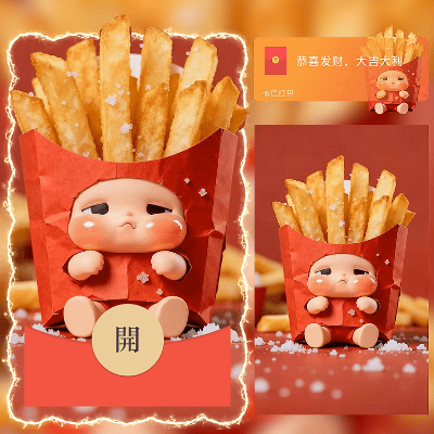 【红包封面】薯你最甜/可爱薯条/ln