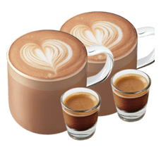 星巴克 | 双杯红茶咖啡拿铁鸳鸯 (中杯)