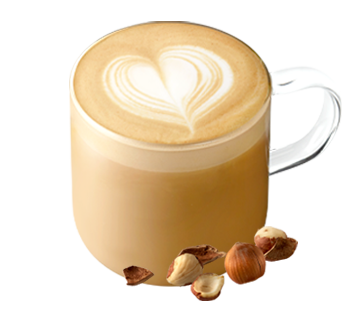星巴克 | 低因萃取榛果风味拿铁 (中杯)