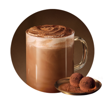 星巴克 | 低因萃取松露巧克力风味拿铁 (超大杯)