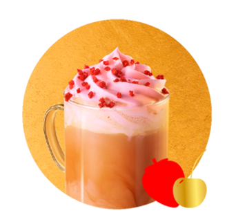 星巴克 | 低因萃取草莓车厘子拿铁[大杯]