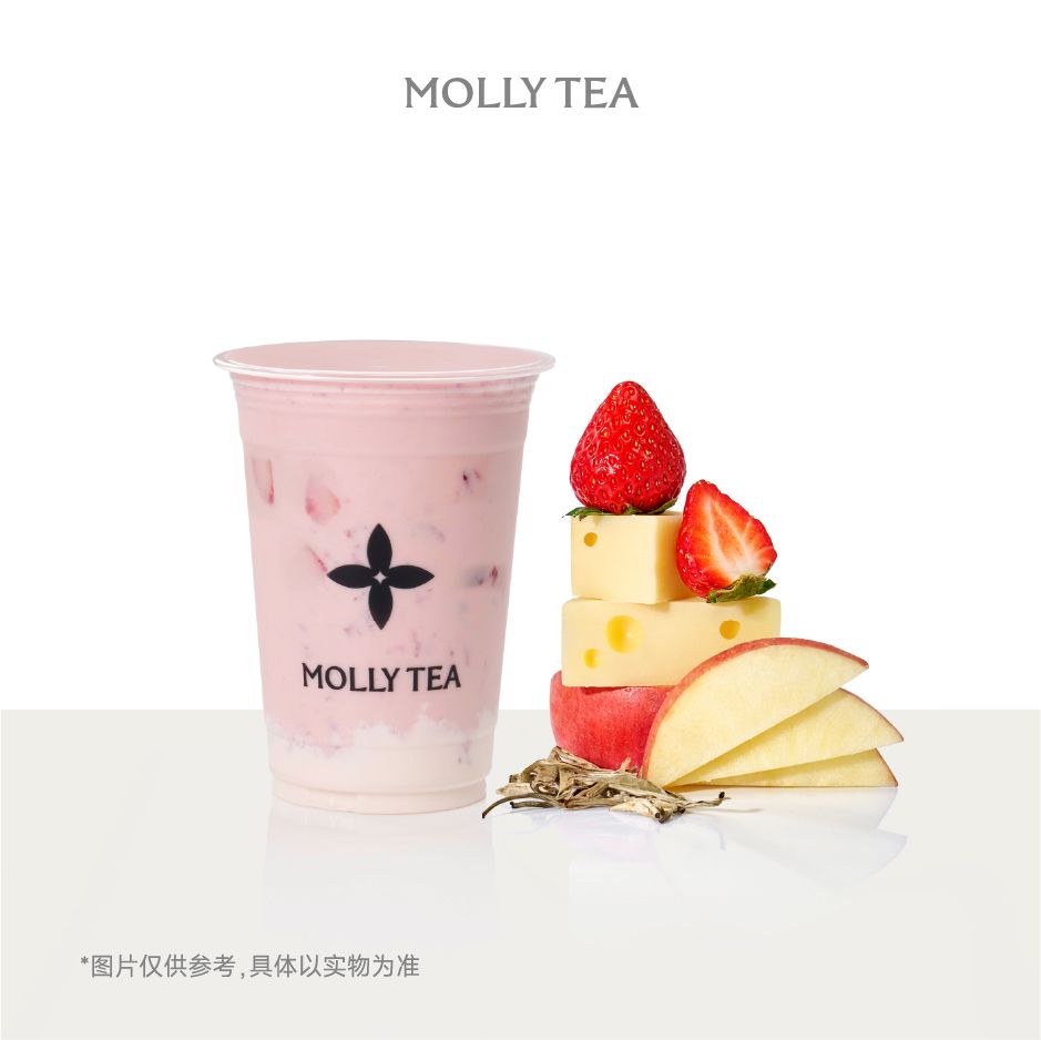 茉莉奶白 | 针王草莓[中杯]