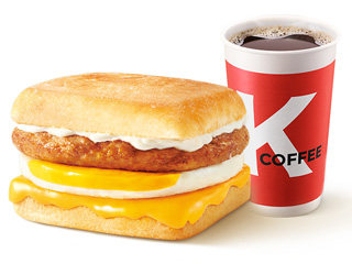 肯德基 | 芝士猪柳蛋帕尼尼+热美式中