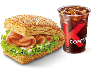 肯德基 | 熏鸡法风烧饼+热美式中