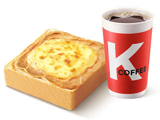 肯德基 | 乳酪花生云朵汤种吐司+热美式中