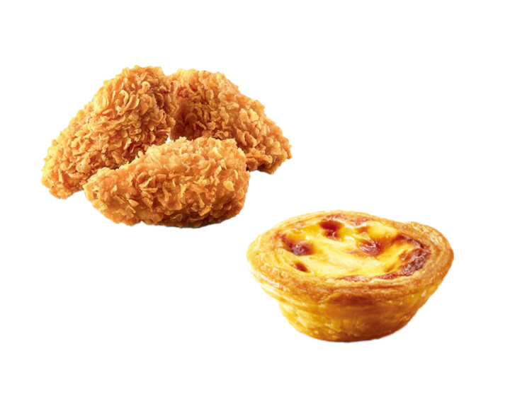 肯德基 | 香辣鸡翅蛋挞两件套