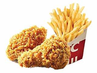 肯德基 | 香辣鸡翅小薯两件套