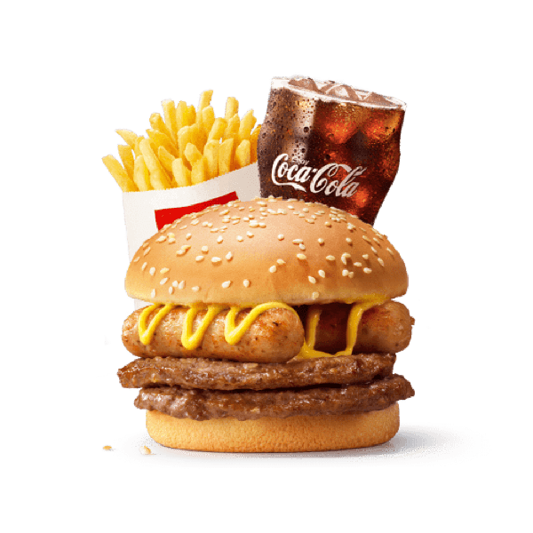 麦当劳 | 不素之霸双层牛堡三件套