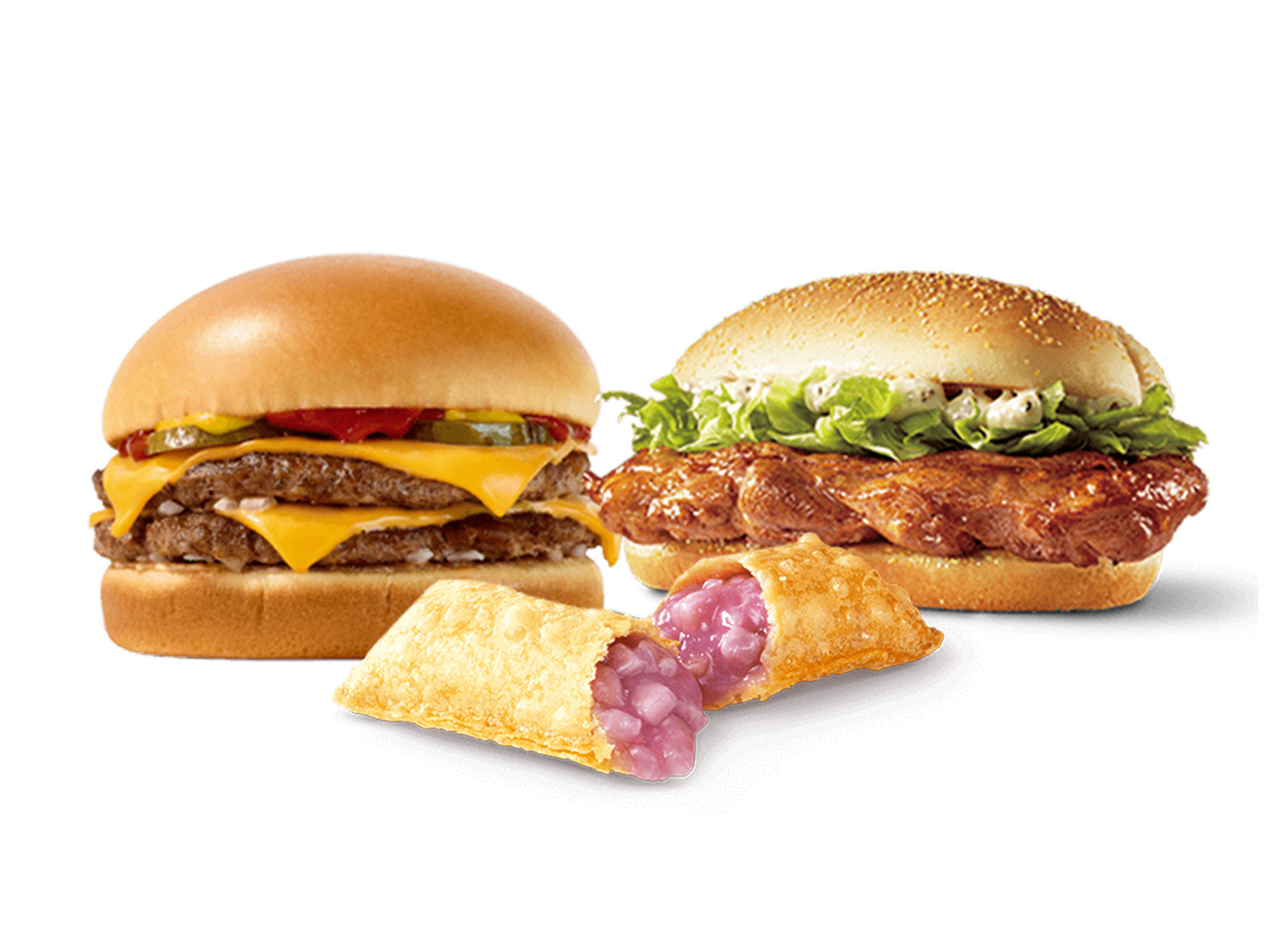 麦当劳 | 双吉板烧香芋三件套