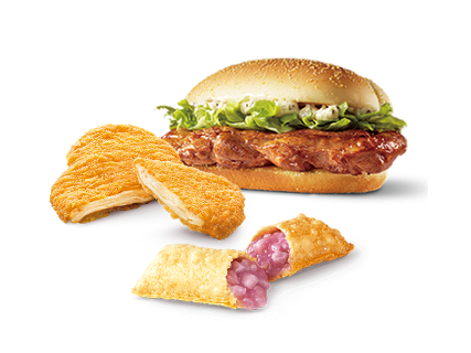 麦当劳 | 板烧鸡排香芋三件套