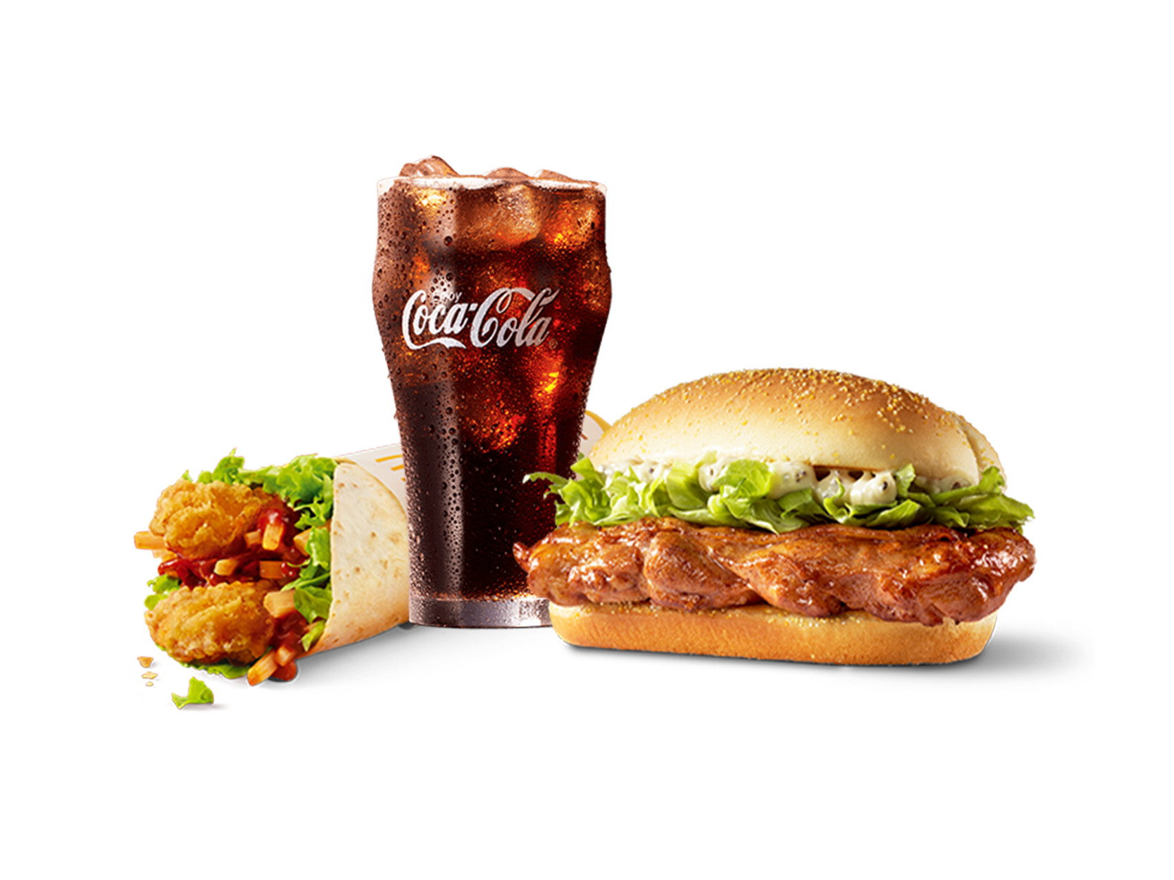 麦当劳 | 板烧笋卷可乐三件套