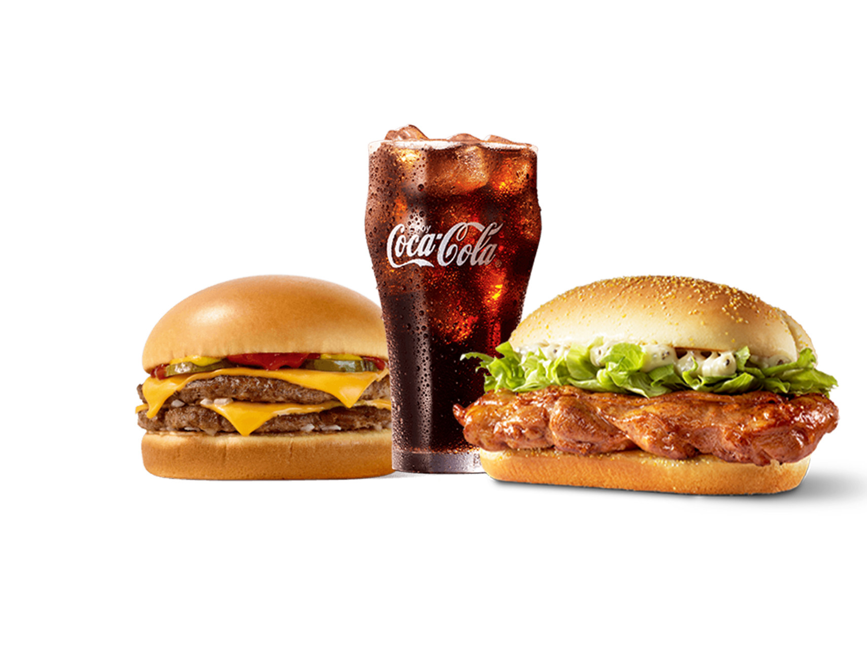 麦当劳 | 板烧双吉可乐三件套