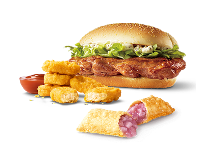 麦当劳 | 板烧麦乐香芋三件套