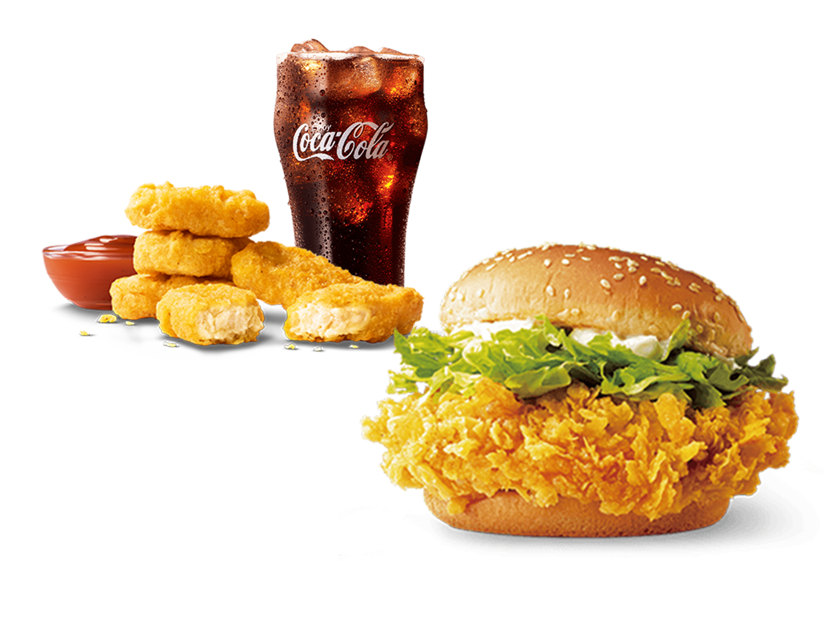 麦当劳 | 麦辣麦乐鸡可乐三件套