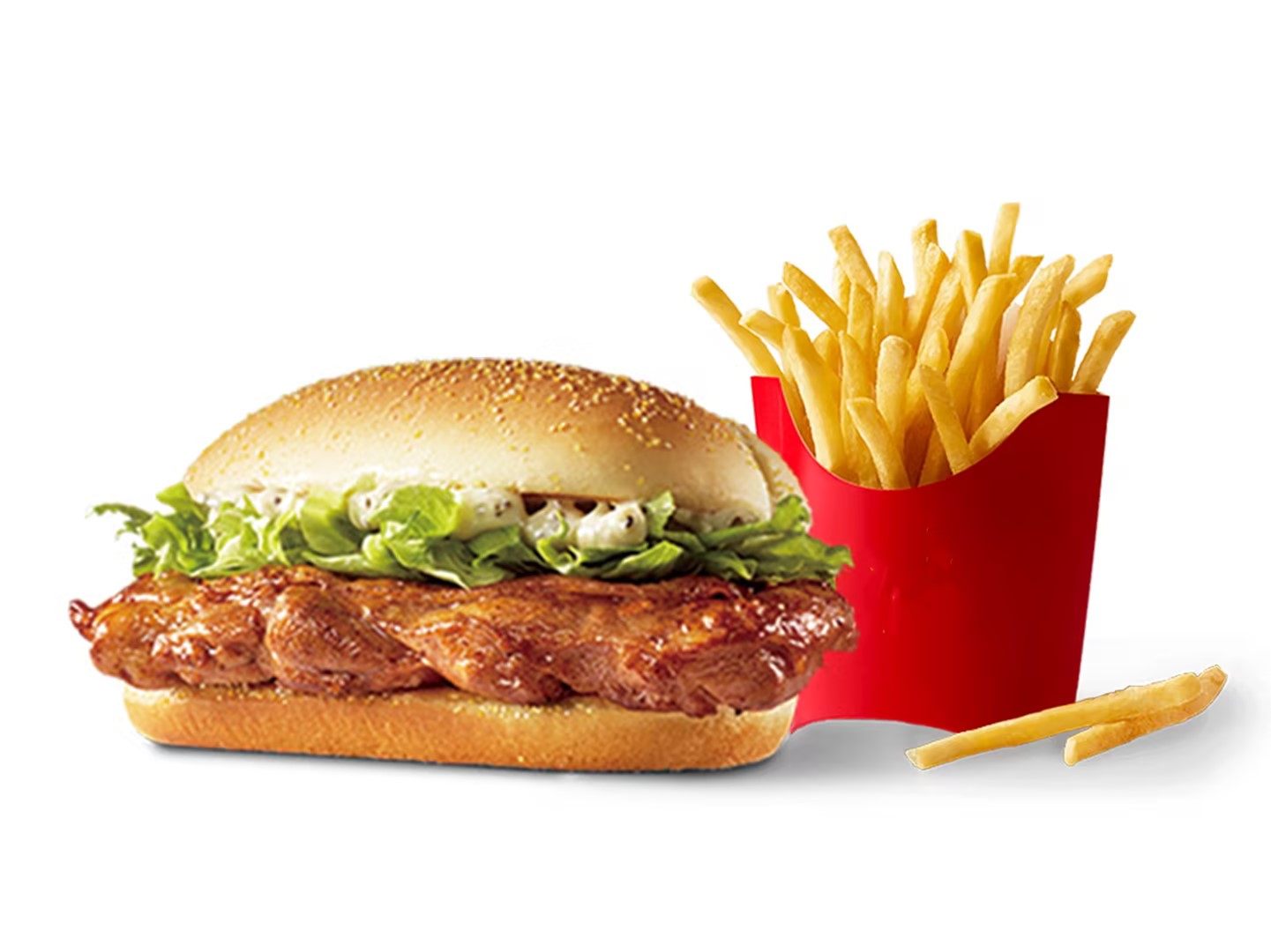 麦当劳 | 板烧中薯组合