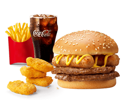 麦当劳 | 不素之霸双层牛堡单人餐