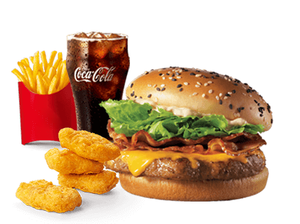 麦当劳 | 培根安格斯厚牛堡单人餐