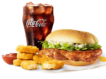 麦当劳 | 板烧麦乐鸡可乐三件套