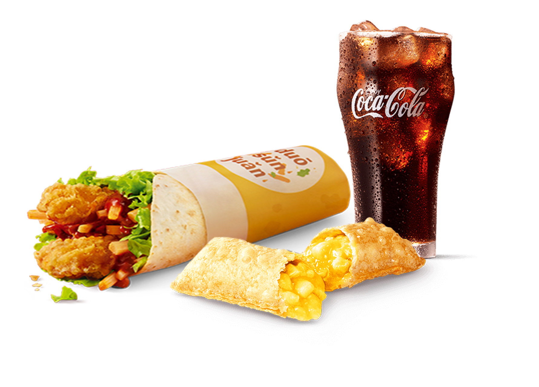 麦当劳 | 笋卷菠萝可乐三件套