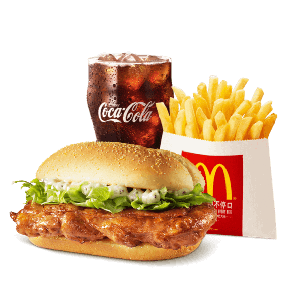 麦当劳 | 板烧鸡腿堡三件套