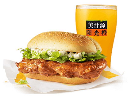 麦当劳 | 板烧阳光橙组合