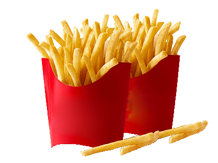 麦当劳 | 薯条（中）双份