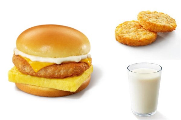 德克士 | 早餐-芝士鸡扒蛋堡三件套