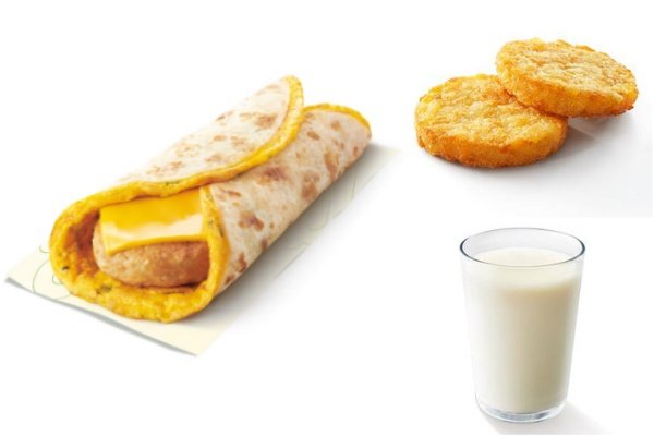 德克士 | 早餐-两颗蛋芝士鸡扒蛋饼三件套